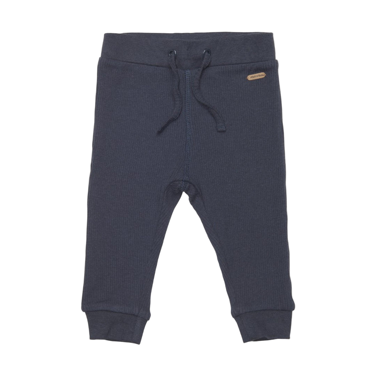 Baby Cotton Rib Pant - Graphite