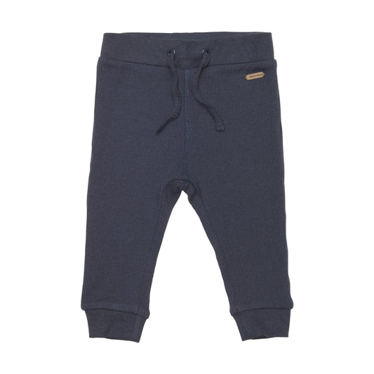 Baby Cotton Rib Pant - Graphite