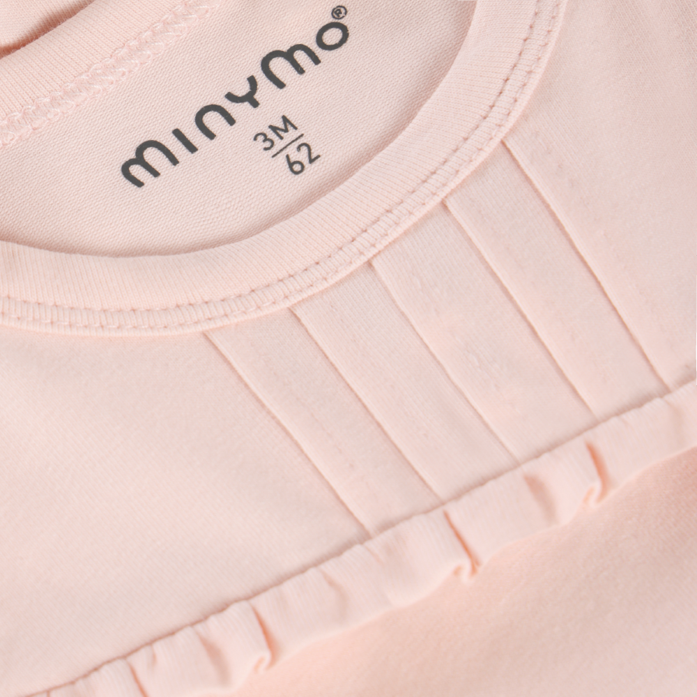 Short Sleeve Bodysuit - Light Pink