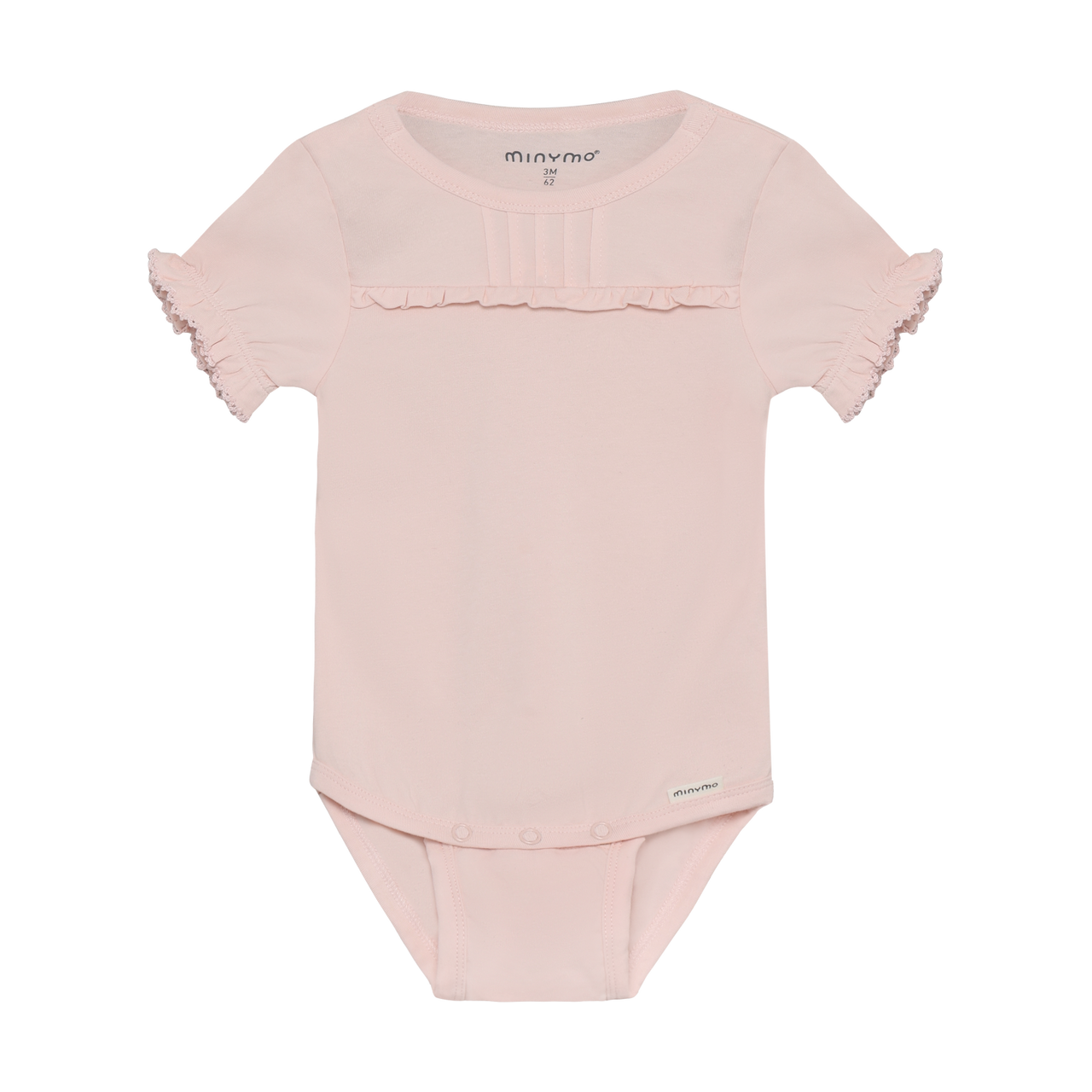 Short Sleeve Bodysuit - Light Pink