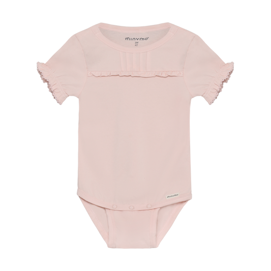 Short Sleeve Bodysuit - Light Pink