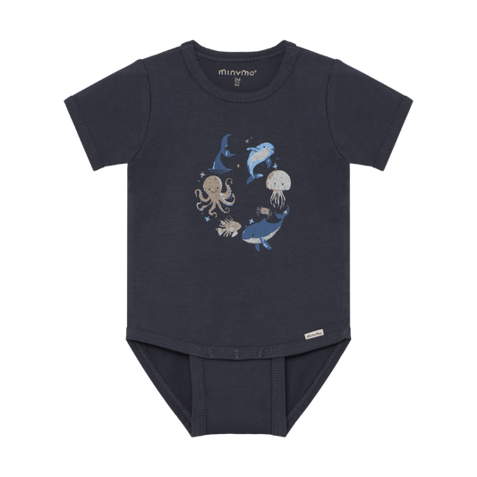Short Sleeve Bodysuit - Sea Creatures