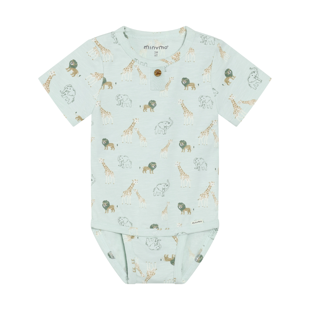 Short Sleeve Bodysuit - Safari