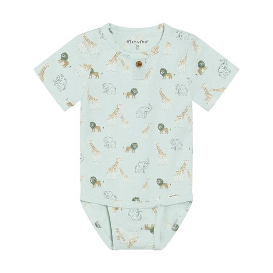 Short Sleeve Bodysuit - Safari