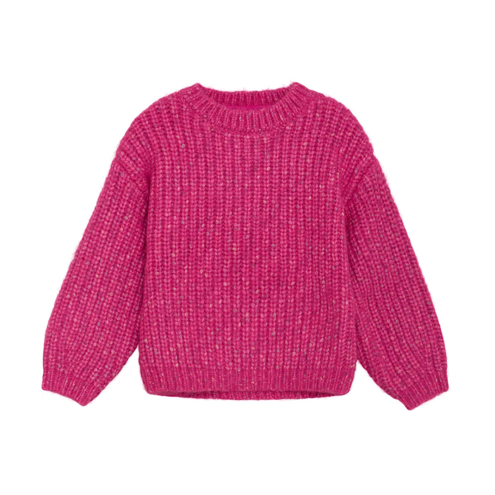 Knit Pullover - Fuchsia Fedora