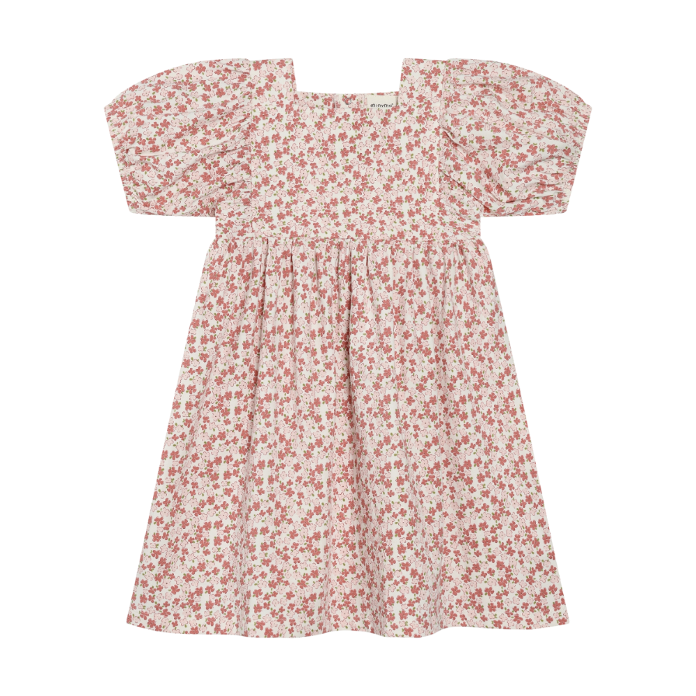 Puff Sleeve Floral Dress