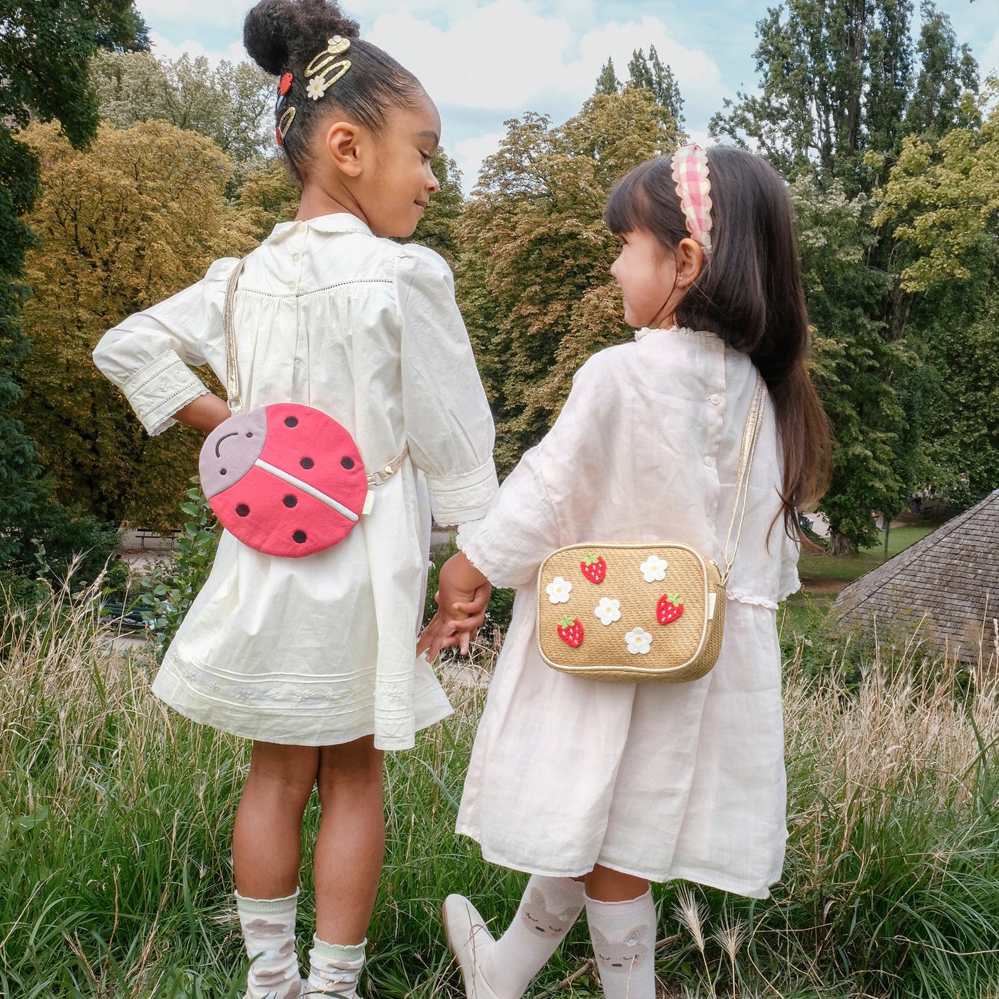 Raffia Bag - Strawberry Fields