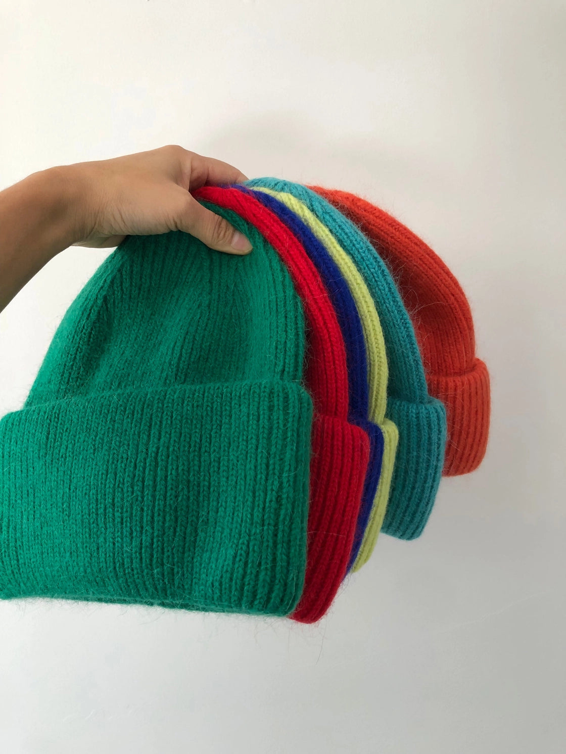 Royal Angora Beanie - Emerald