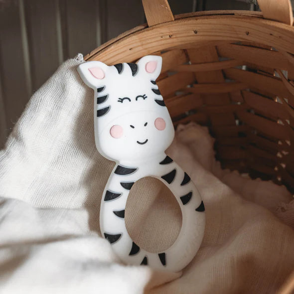 Silicone Teether - Zebra