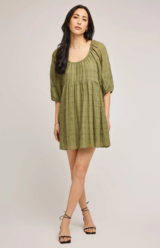 Tallulah Mini Dress - Matcha