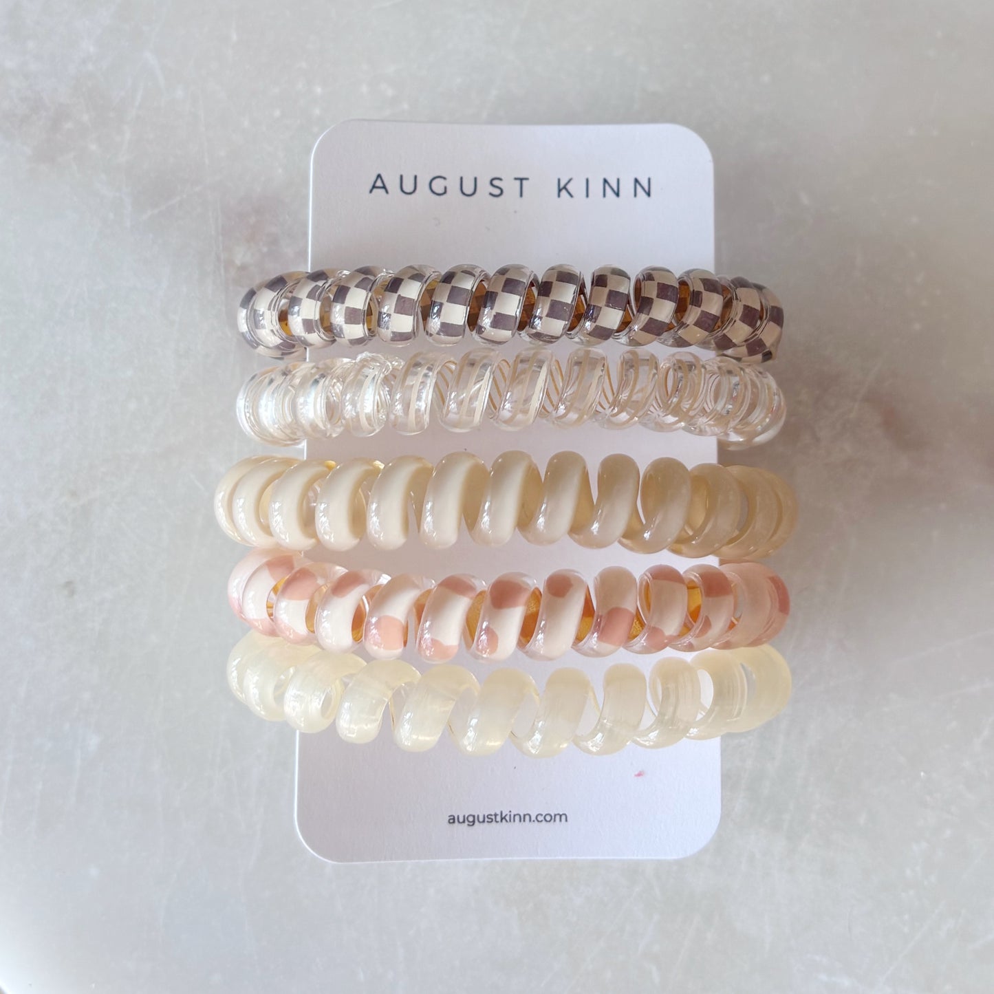 Coil Hair Ties - Vanilla