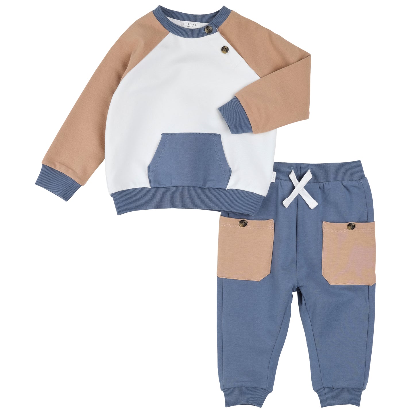 Sweatshirt and Pant Set - Colour Block