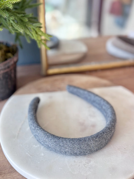 Felt Headband - Charcoal