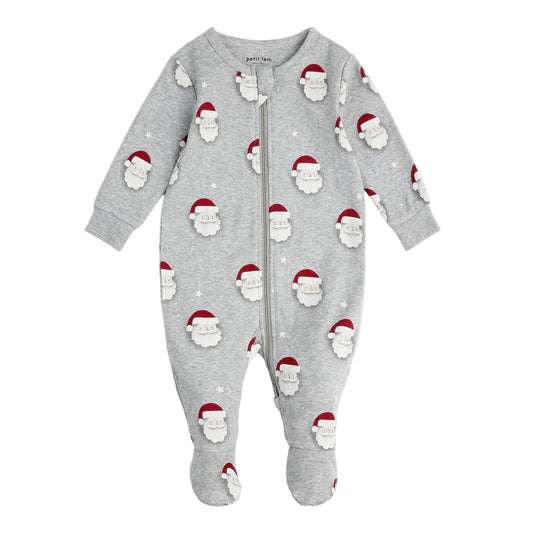 Footed Sleeper - Santa