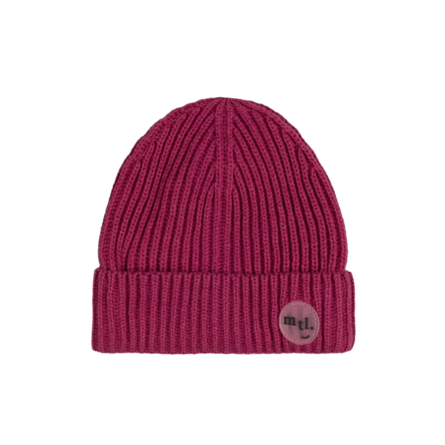 Ribbed Beanie - Magenta