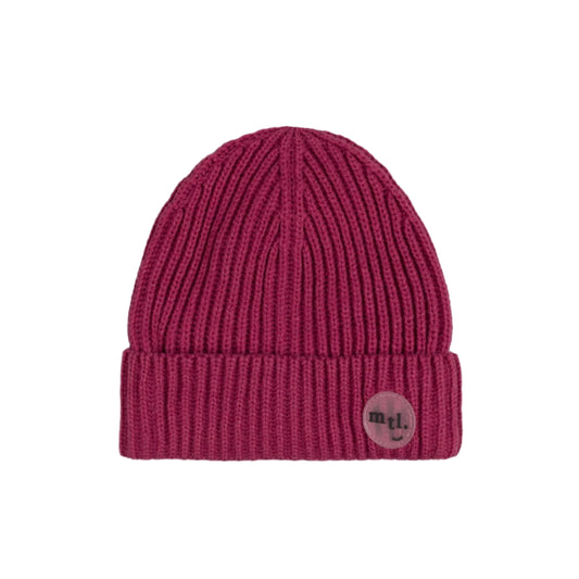 Ribbed Beanie - Magenta