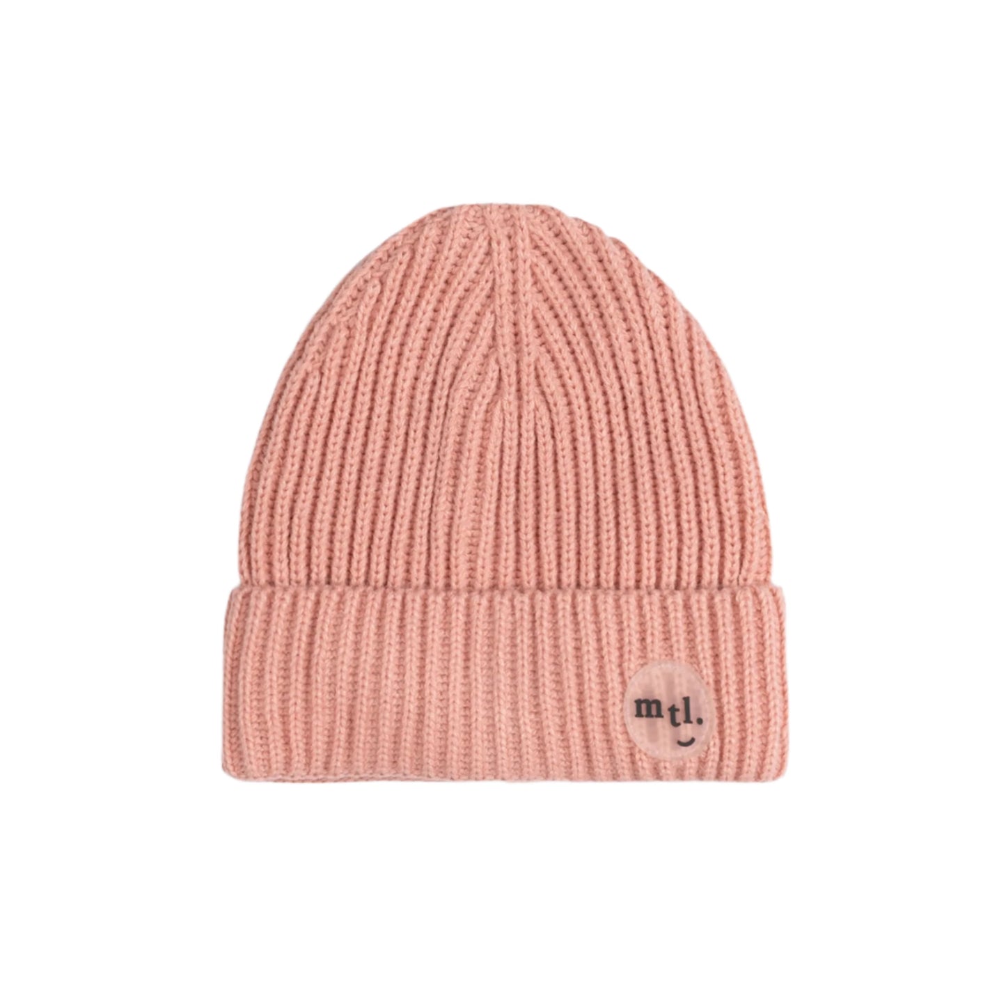 Ribbed Beanie - Rose