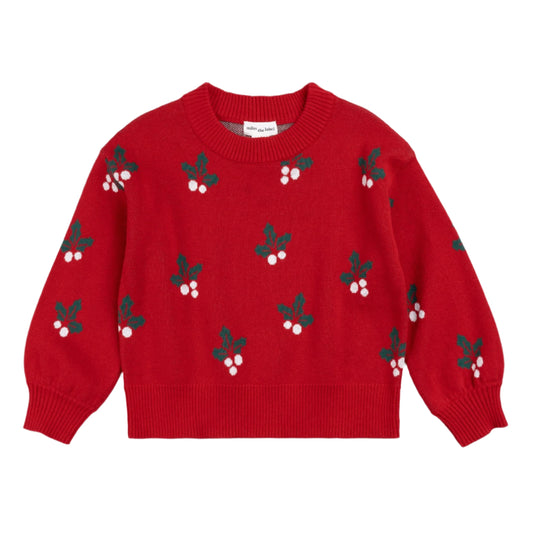 Merry Mistletoe Jacquard Sweater