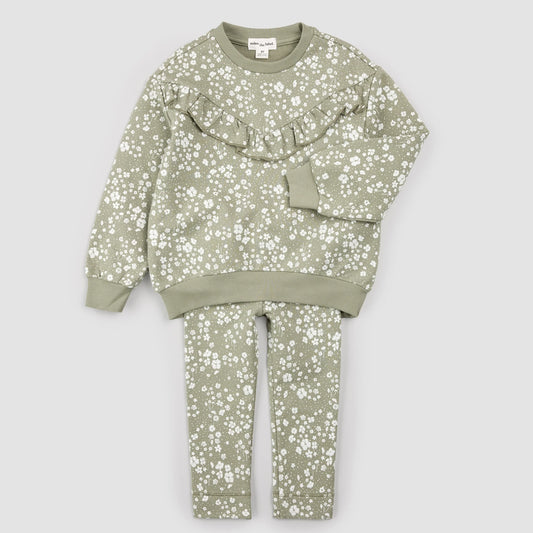 Sage Floral Set