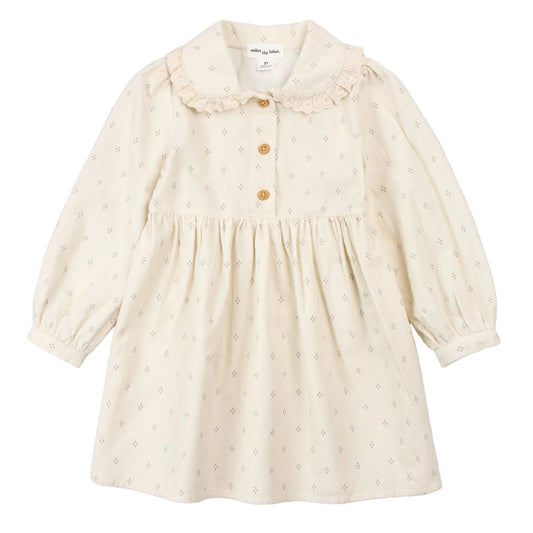 Corduroy Dress - Diamond Dots