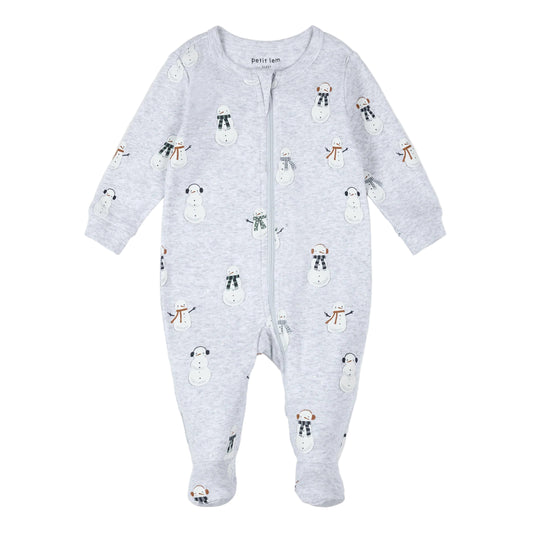 Footed Sleeper - Snowman