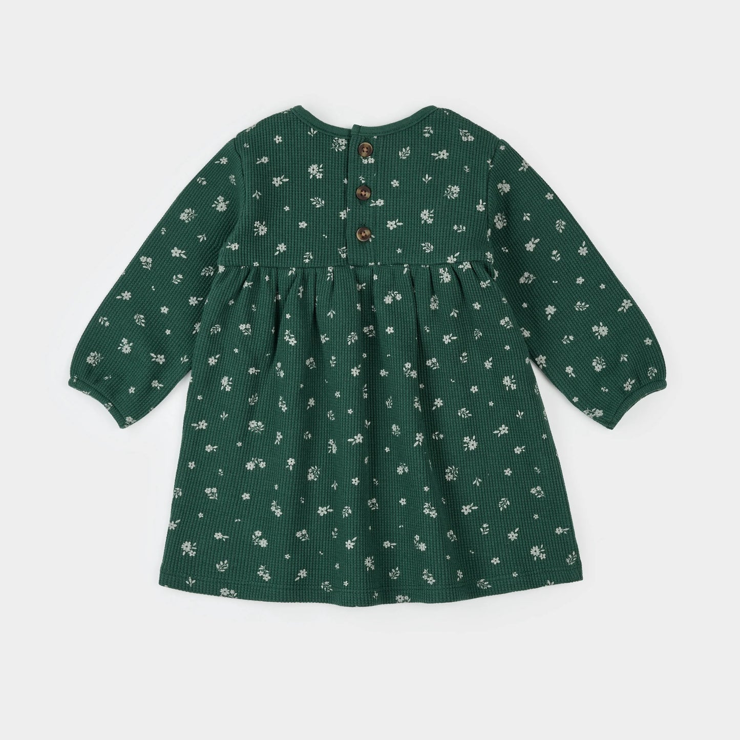 Thermal Dress Set - Dark Green Floral