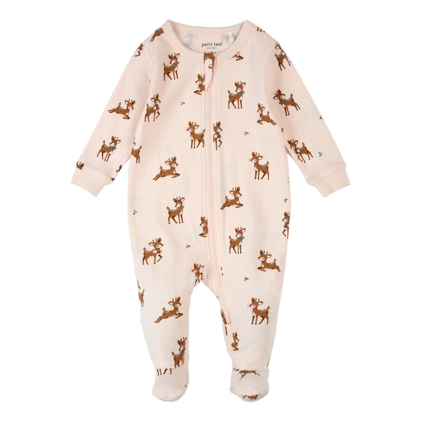 Footed Sleeper - Reindeer