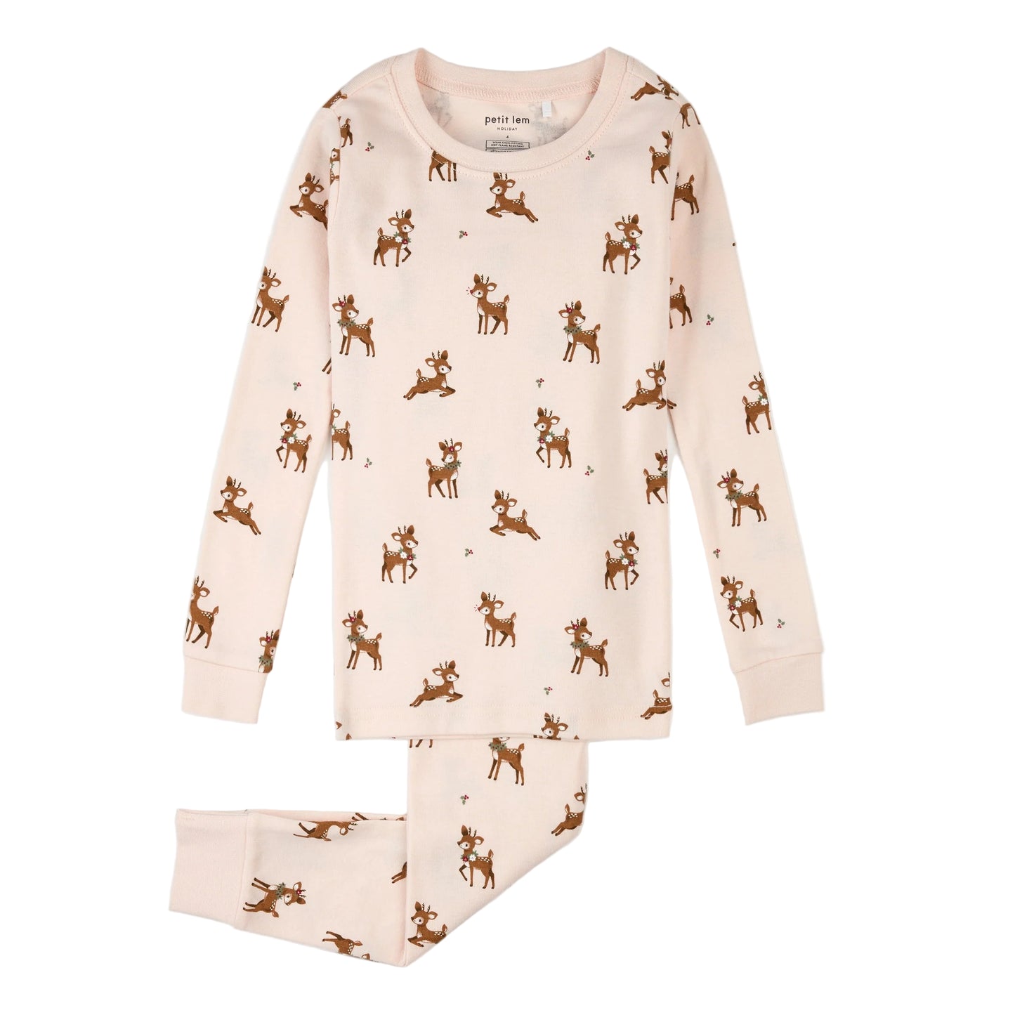 Two Piece Pajama Set - Reindeer
