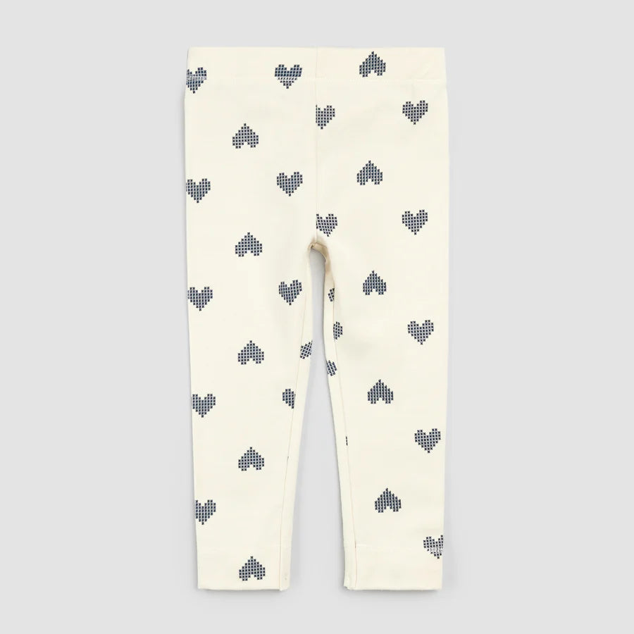 Cotton Legging - Pixel Hearts