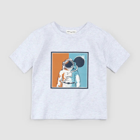 Astronaut T-Shirt - Heather Grey