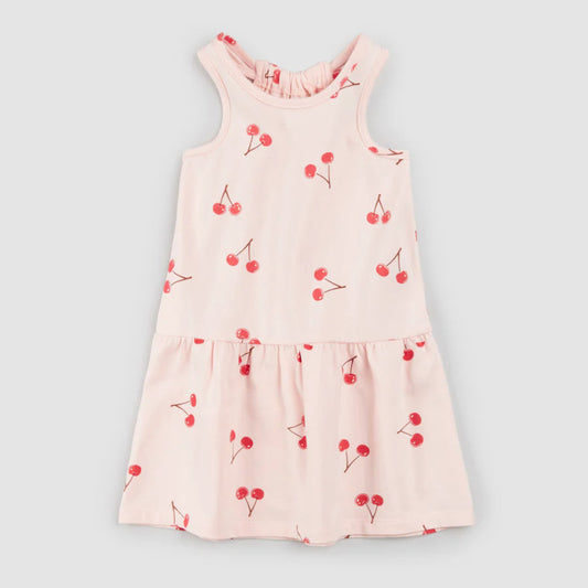 Racerback Jersey Dress - Cherries
