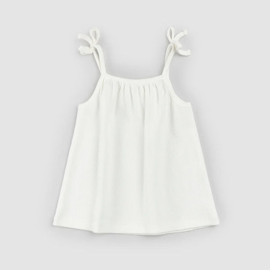 Spaghetti Strap Tank Top - White