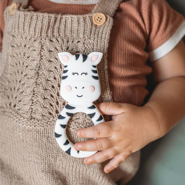 Silicone Teether - Zebra