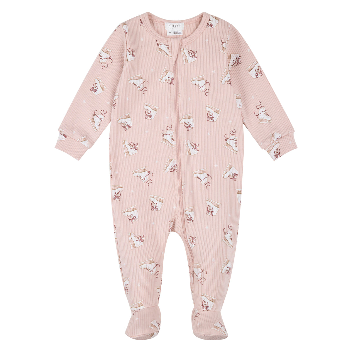 Footed Sleeper - Figure Skates