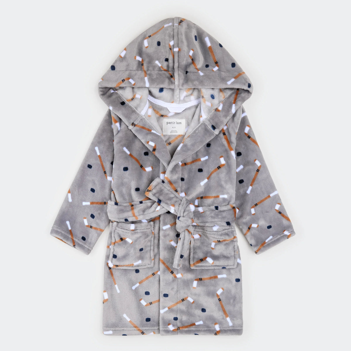 Plush Robe - Fog Grey Slapstick