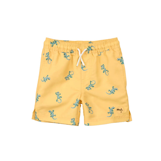 Gecko Swim Shorts - Yellow