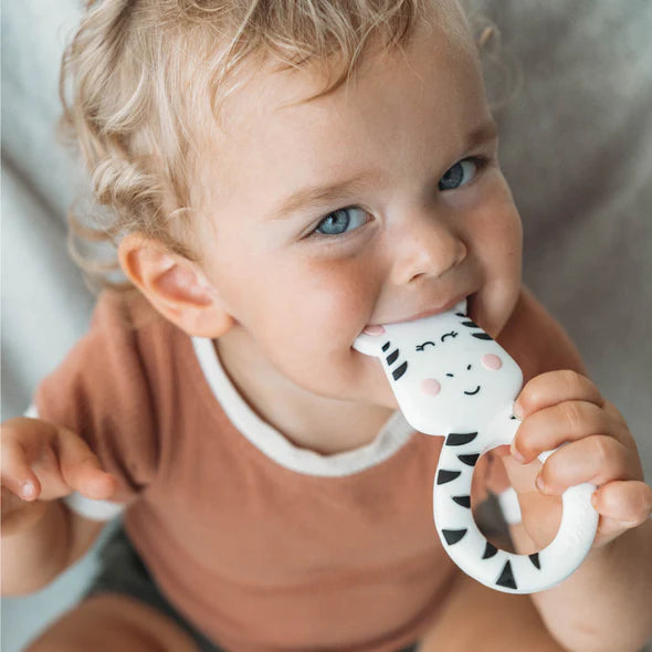 Silicone Teether - Zebra