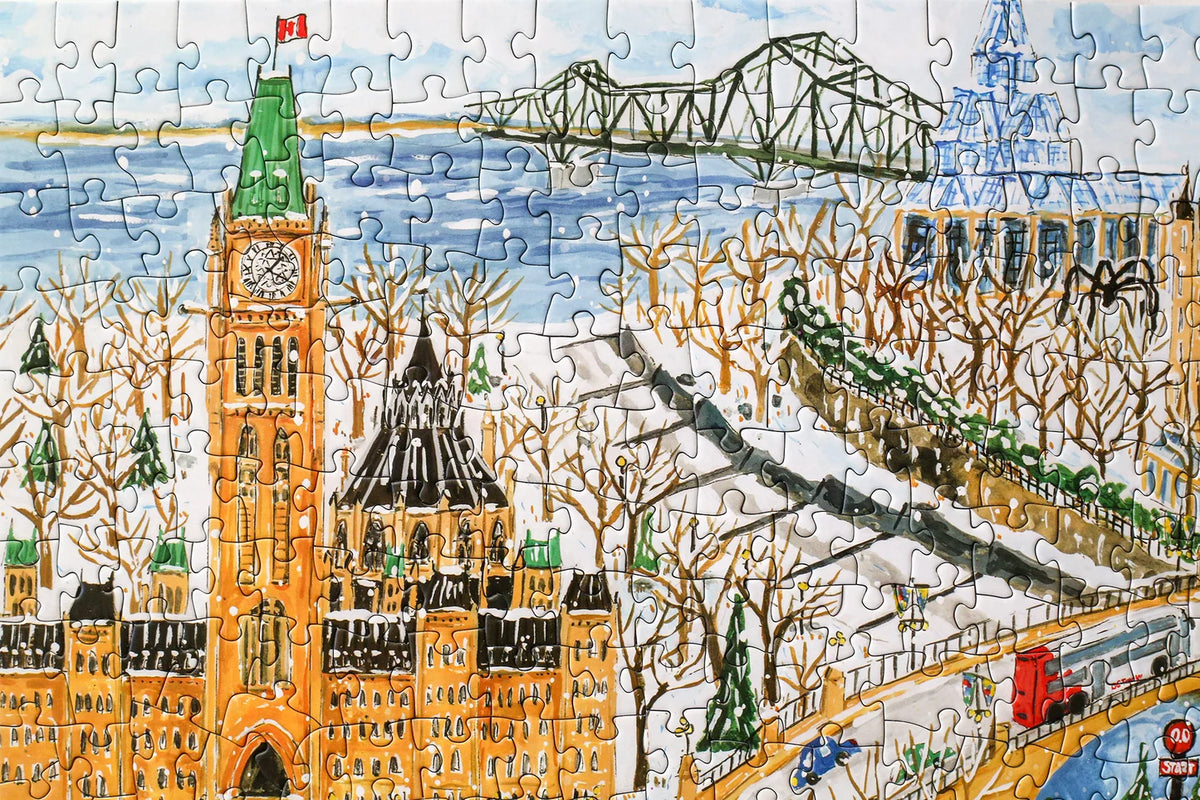 1000 pc Puzzle - Ottawa Rideau Canal