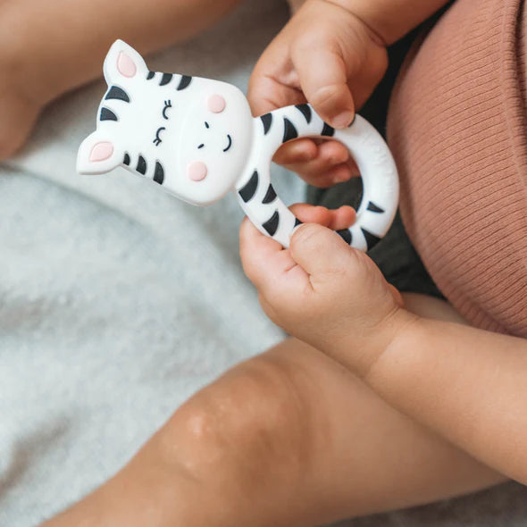 Silicone Teether - Zebra