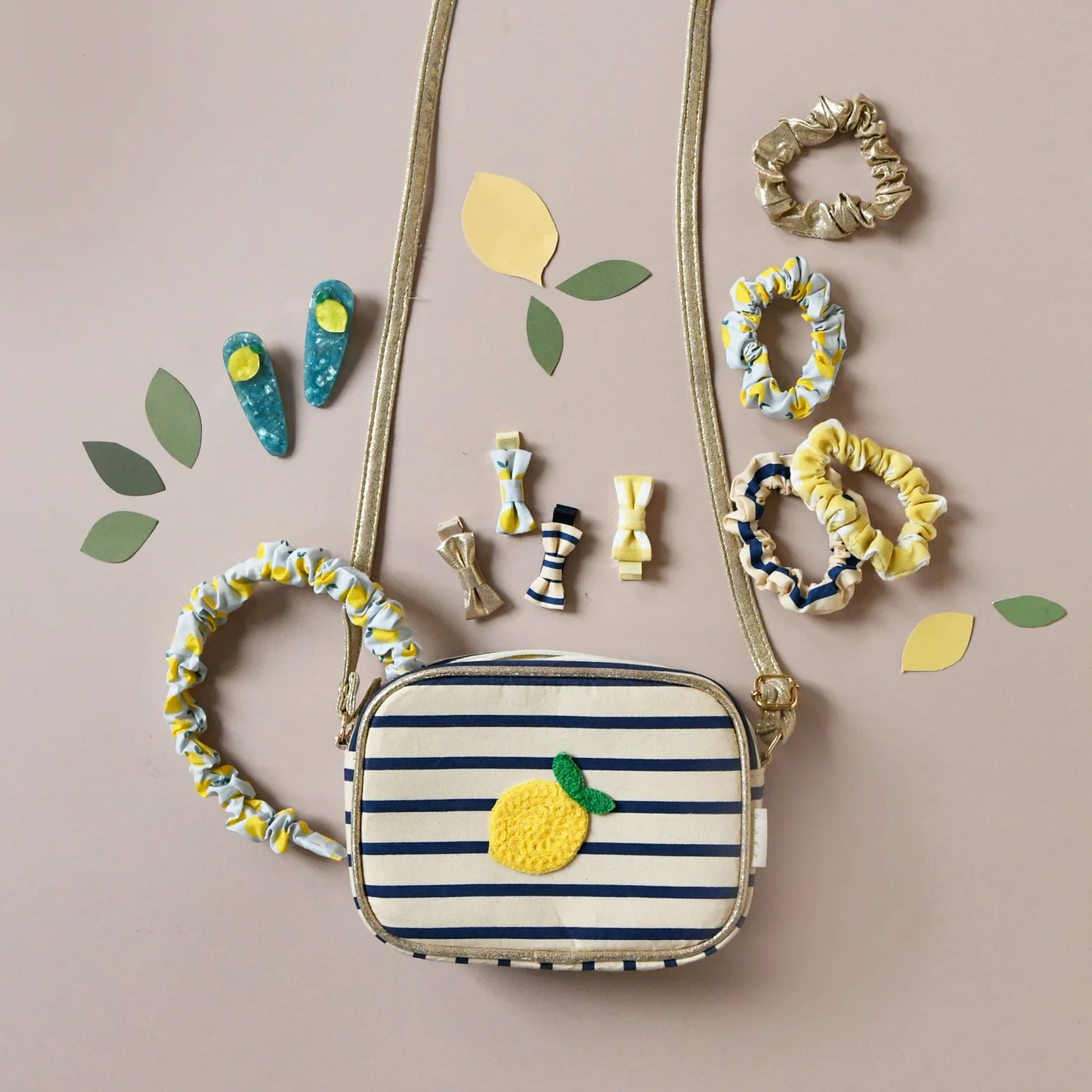 Stripy Bag - Lemon Drop
