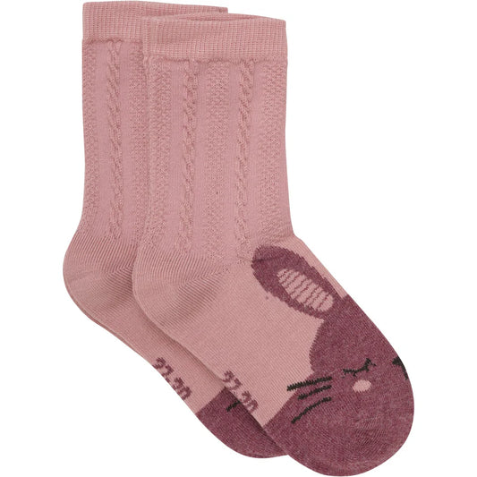 Socks (2 pack) - Pink Bunnies