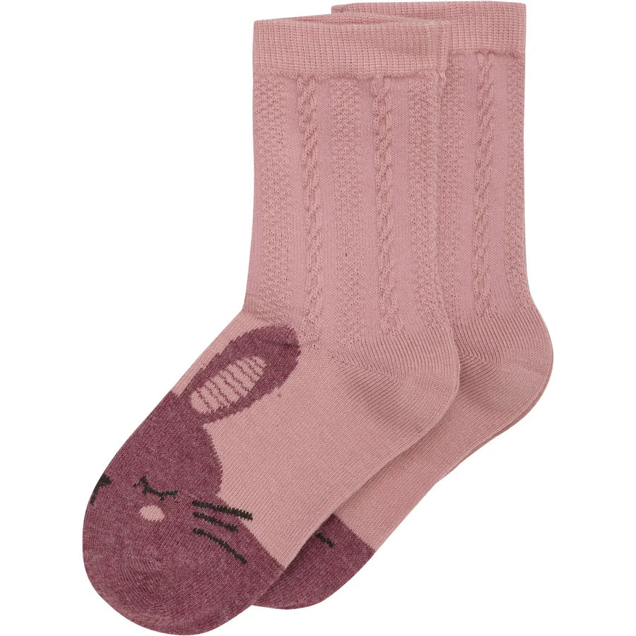 Socks (2 pack) - Pink Bunnies