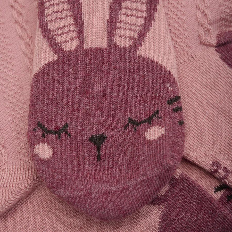 Socks (2 pack) - Pink Bunnies