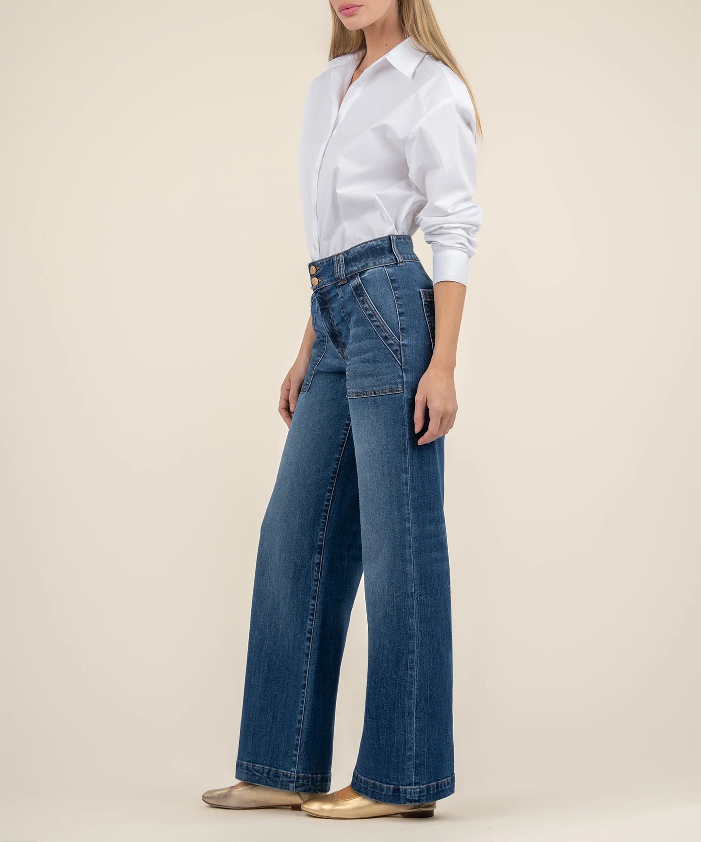 Jodi High-Rise Wide Leg - Fairness Wash