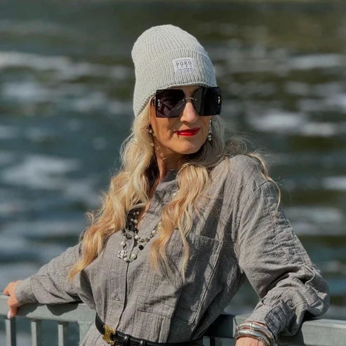 Alpaca Fisherman Hat - Light Grey