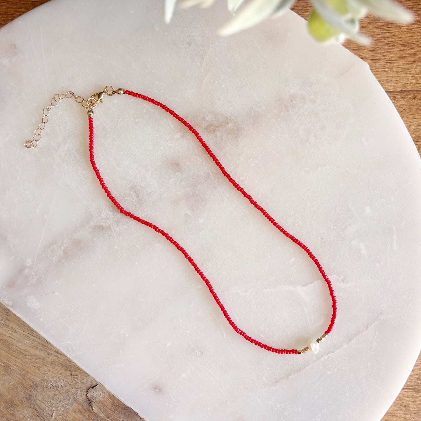Tanner Necklace - Red