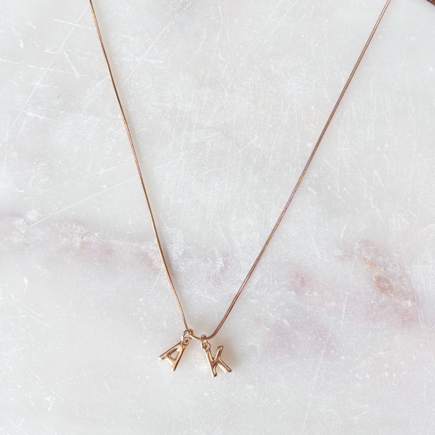 Gold Letter Pendant