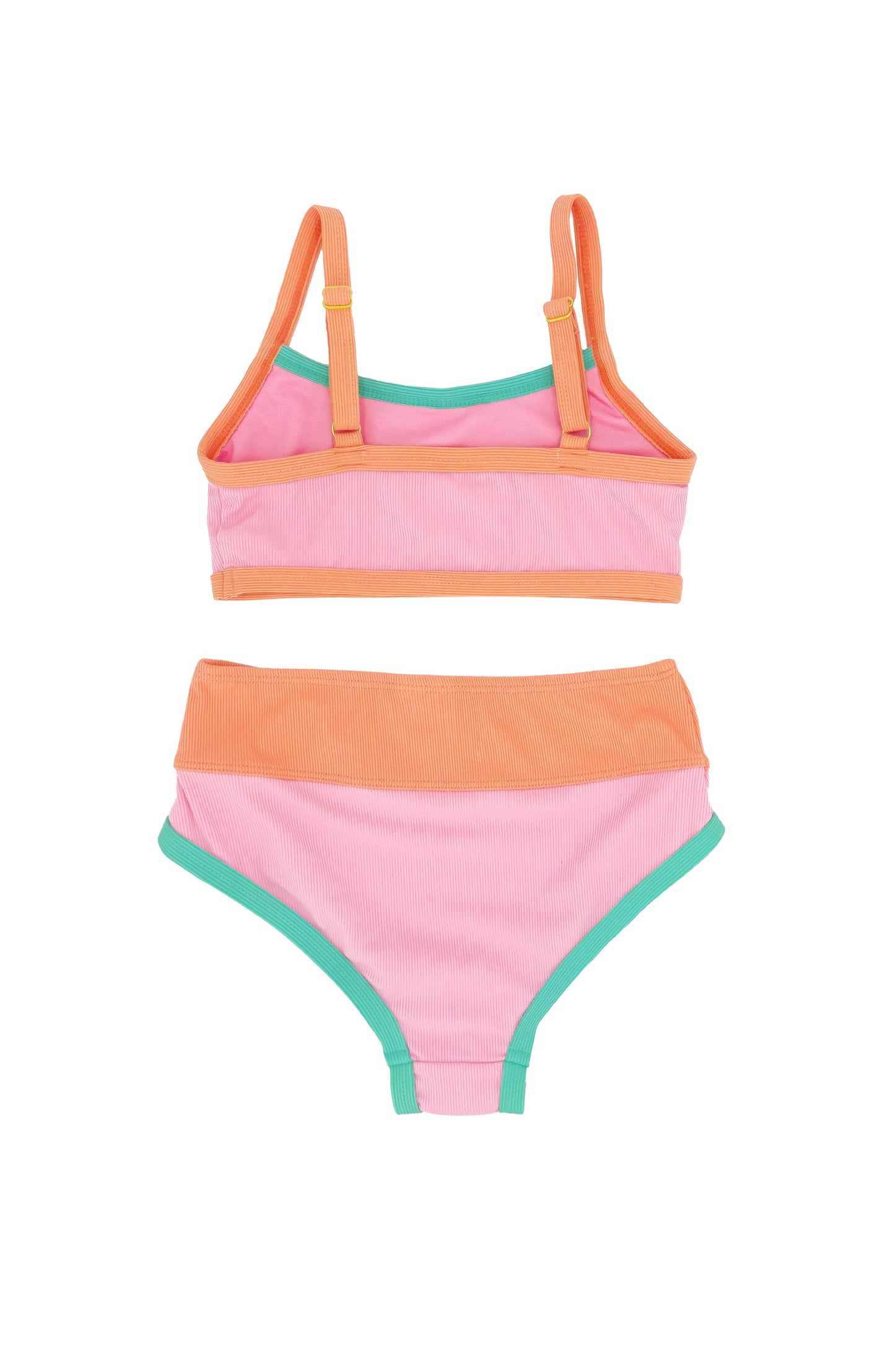 Retro Ringer Bikini - Sachet Pink