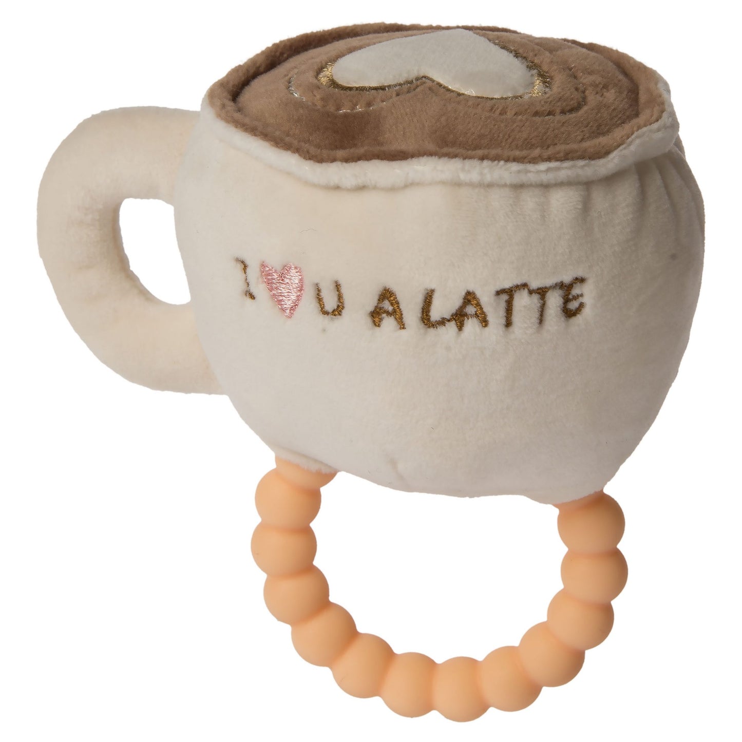 Sweet Soothie Teether Rattle - Latte