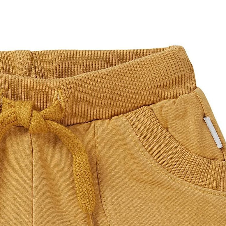 Cotton Baby Shorts - Mustard